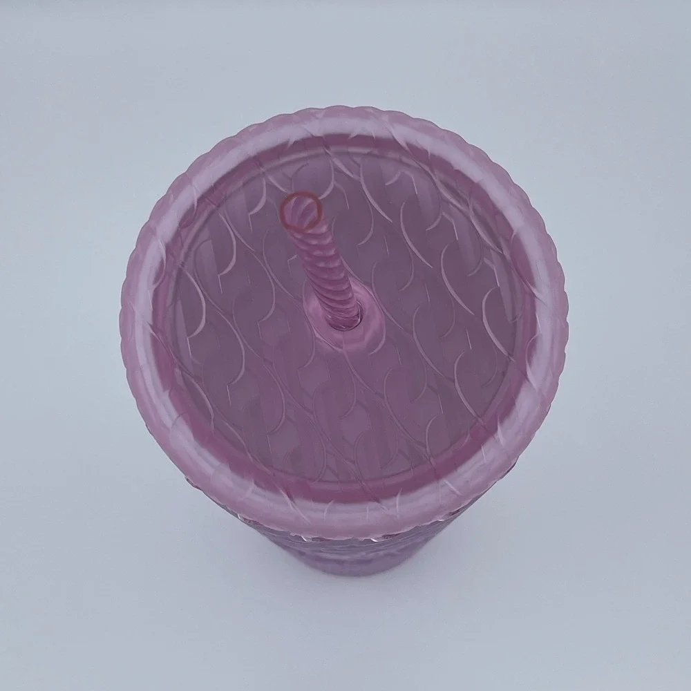 Starbucks Tumbler 24 oz 2024 Light Pink Matte Chainlink Venti Cold Tumbler‎ NEW